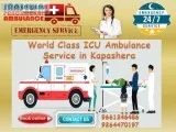 World Class ICU Ambulance Service in Kapashera by Jansewa Ambula