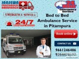Bed to Bed Ambulance Service in Pitampura by Jansewa Ambulance