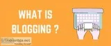 Meaning of blogging