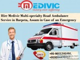 Hire Medivic Multi-specialty Road Ambulance Service in Barpeta A