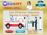 Cost Effective Ambulance Service in Lalpur by Medilift Ambulance