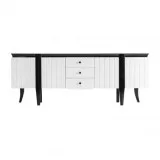 Mandy Extra Large Black And White Sideboard
