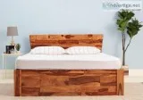 Buy Auriga Sheesham Wood Bed with Storage for Rs 20000  Wakefit