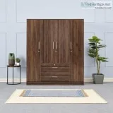 Buy Organza 4 Door Wardrobe Online for Rs 14892  Wakefit