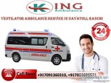 Ventilator Ambulance Service in Nayatoli Ranchi by King Ambulanc