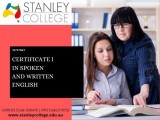 Strong core English communication by enrolling in certificate i 