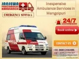 Inexpensive Ambulance Service in Mangolpuri by Jansewa Ambulance
