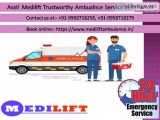 Avail Medilift Trustworthy Ambulance Service in Pahartoli Ranchi