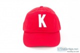CUSTOM RED BASEBALL HAT