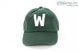 CUSTOM HUNTER GREEN BASEBALL HAT