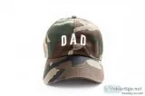 CUSTOM CAMO DAD BASEBALL HAT