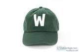 CUSTOM HUNTER GREEN BASEBALL HAT