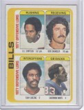 O J Simpson 1978 Topps 1977 Offensive Leaders 503