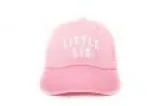 CUSTOM LIGHT PINK LITTLE SIS BASEBALL HAT