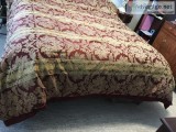 ComforterBlanket Color BurgundyGoldIvory Queen size
