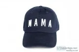 CUSTOM NAVY MAMA BASEBALL HAT