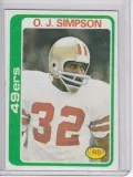O J Simpson 1978 Topps Running Back 400