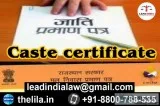 Caste certificate - Lead India law associates