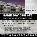 &diamsBad credit evection second chance apartment 75 CPN number