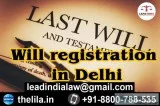 Will registration in Delhi - Lead India law associates