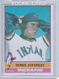 Dennis Eckersley 1976 Topps RC Great Condition 98