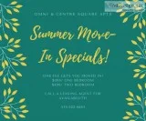 Summer Move-In Specials