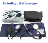 Manual Medical Blood Pressure Monitor Strap Stethoscope Aneroid 