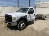2008 FORD F550XL SUPER DUTY CAB and CHASSIS 660102212