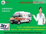 King Ambulance Service in Patel Nagar with best medical tem
