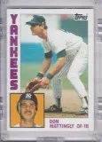 Don Mattingly 1984 Topps RC Mint Condition 8