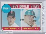 Graig NettlesDanny Morris 1969 Topps RC 1969 Twins Rookie Stars 