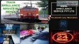 Get first class bed-2-bed Train Ambulance Service for Covid pati