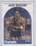 Alex English 1989 Hoops Autograph 120