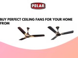 Get Your Perfect Ceiling Fans From Polar