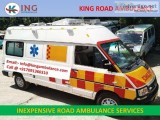 King Ambulance Service in Saguna More with low cost charge