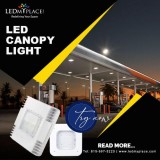 LED Canopy Lights Use at Gas Stations