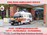 King ambulance service in Gaya with medical team