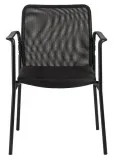 Euro Style Prewitt Black Arm Chair  Modern Office Chairs At Gray