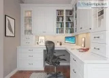 Popular rta desk cabinets available  Woodstone Cabinetry