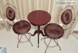 Rare Vintage Miniature Table and Chairs Set