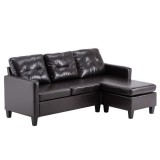 Leather Dark Sofa