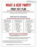 upgrade your party with a nerf battle