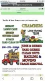 Hauling and trash outs