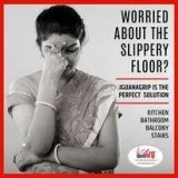 Are worried about a slippery floor