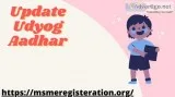 Best service to get update your udyog aadhar 8538976655