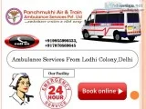 Hi-Tech Emergency Ambulance Services in Lodhi Colony