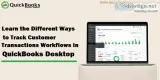How to track customer transaction workflows in quickbooks?