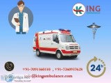 Hire the Best and Advance Ambulance service in Bhagalpur by King