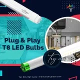 Buy Plug and Play T8 LED Bulbs for your office or commercial spa