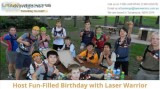 Host Fun-Filled Birthday with Laser Warrior